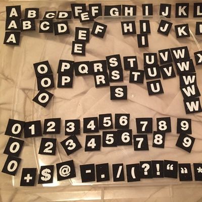 カスタマイズされた印刷アルファベット文字ナイロンフック