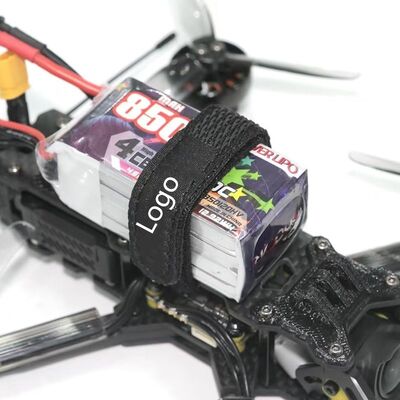 滑り止めシリコン裏地付きの調整可能な面ファスナー ストラップで、バッテリーと電子機器をしっかりと固定して保護