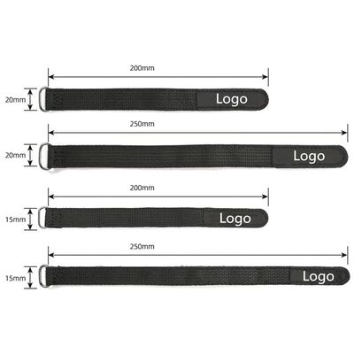 滑り止めシリコン裏地付きの調整可能な面ファスナー ストラップで、バッテリーと電子機器をしっかりと固定して保護